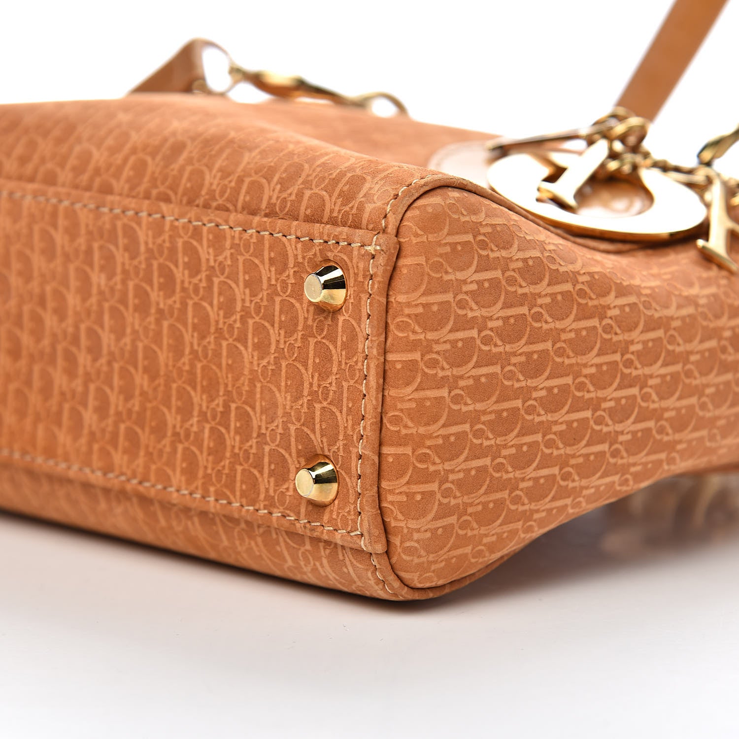 Christian Dior Nylon Diorissimo Mini Lady Dior Beige 10 of 11