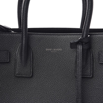 Saint Laurent Grained Calfskin Baby Sac De Jour Black 9 of 9