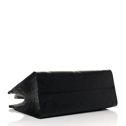 Louis Vuitton Empreinte Monogram Giant Onthego MM Black 5 of 11