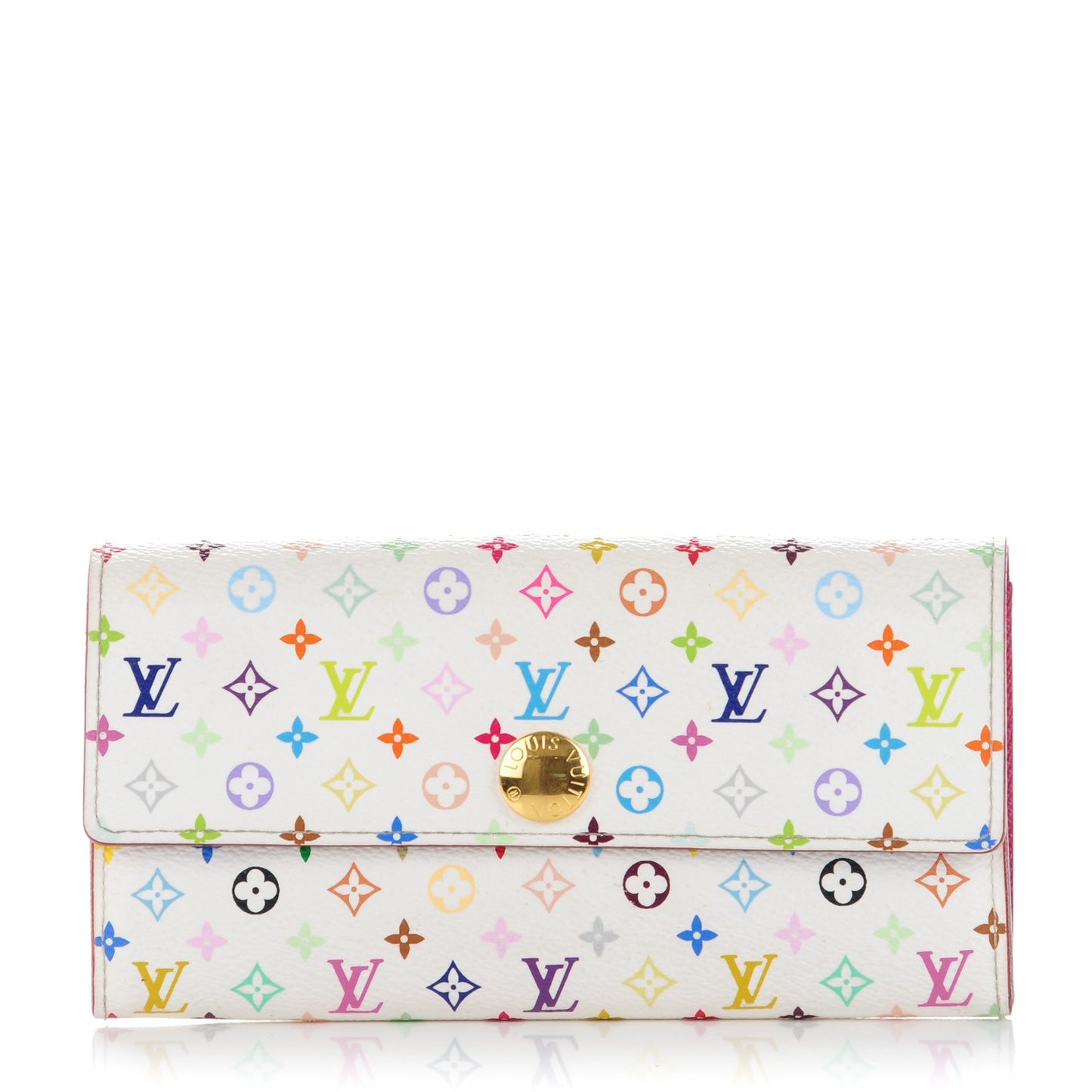 Monogram Multicolor Sarah Wallet White Eglantine