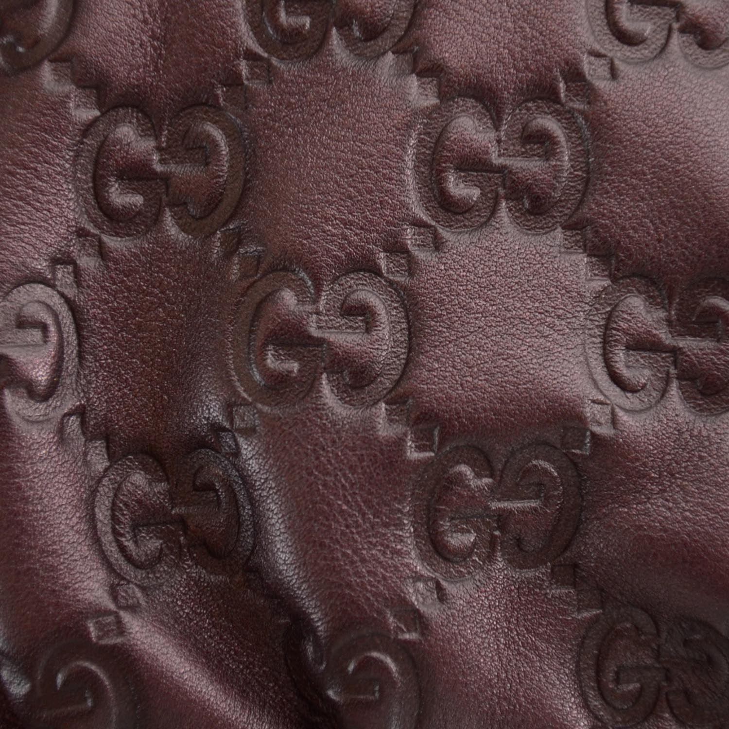 Gucci Guccissima D Gold Wristlet Bordeaux 8 of 8