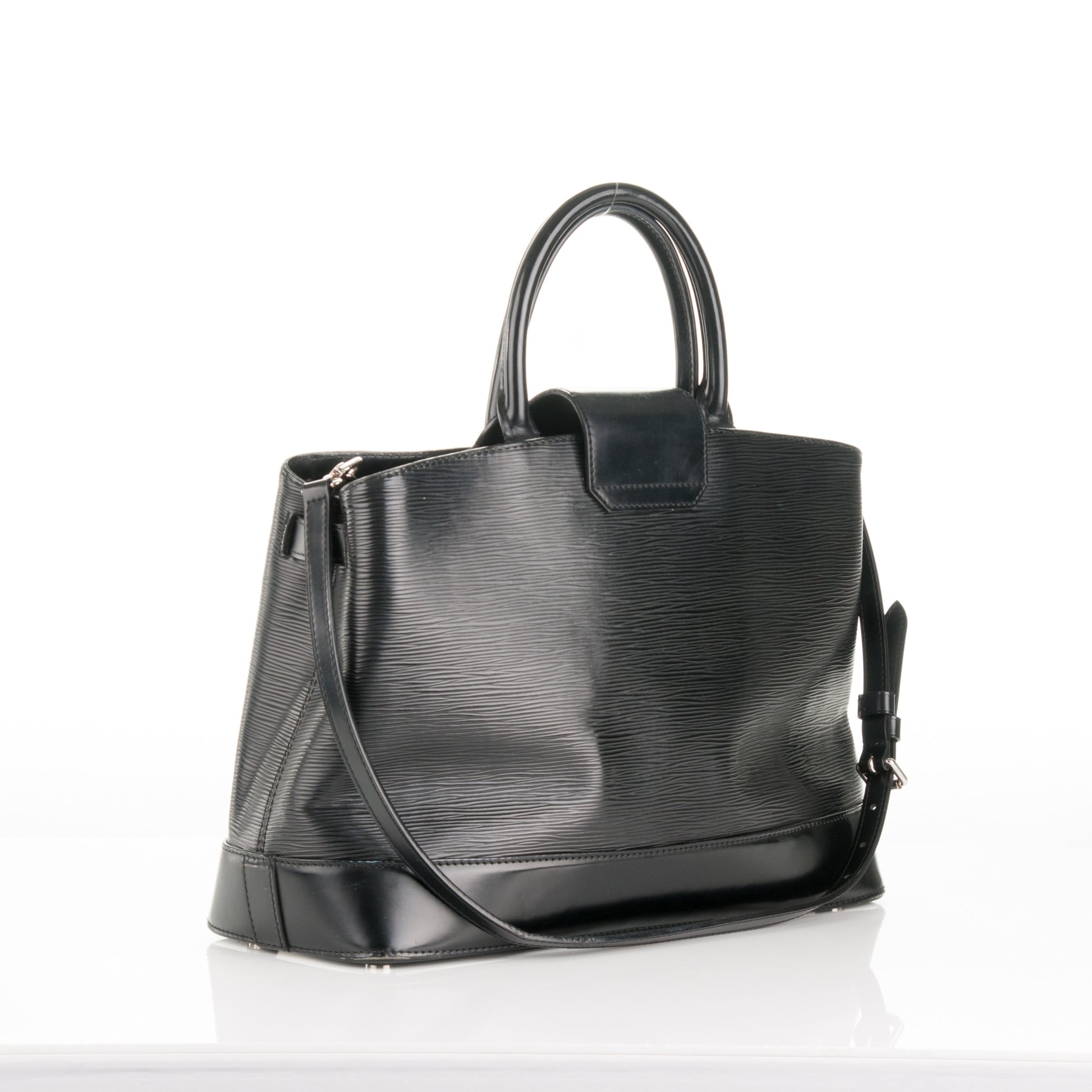 Louis Vuitton Epi Mirabeau GM Black 4 of 9