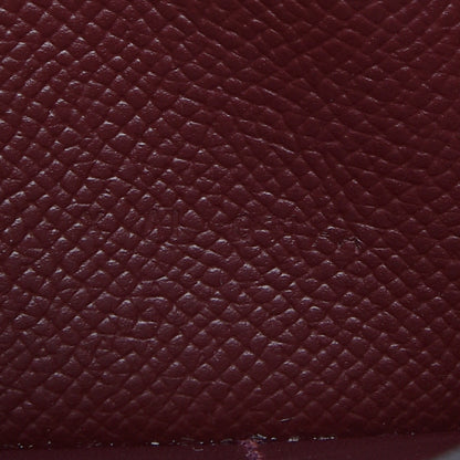 Hermes Epsom Kelly Longue Wallet Bordeaux 7 of 7