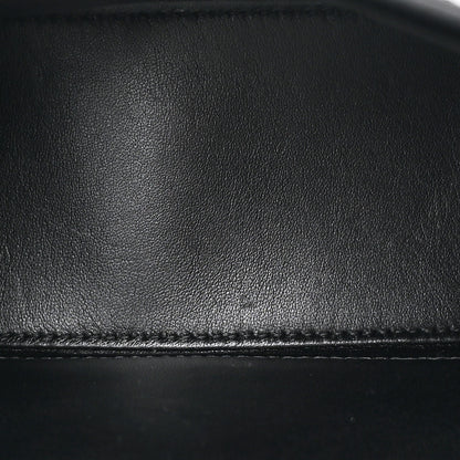 Balenciaga Shiny Calfskin Crocodile Embossed Medium Hourglass Top Handle Bag Black 5 of 13