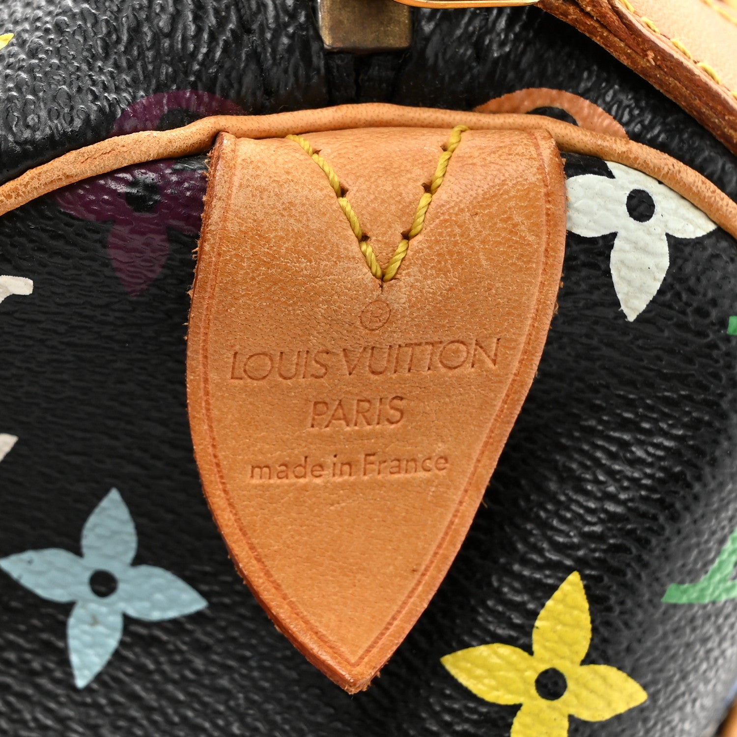 Louis Vuitton Monogram Multicolor Speedy 30 Black 6 of 14