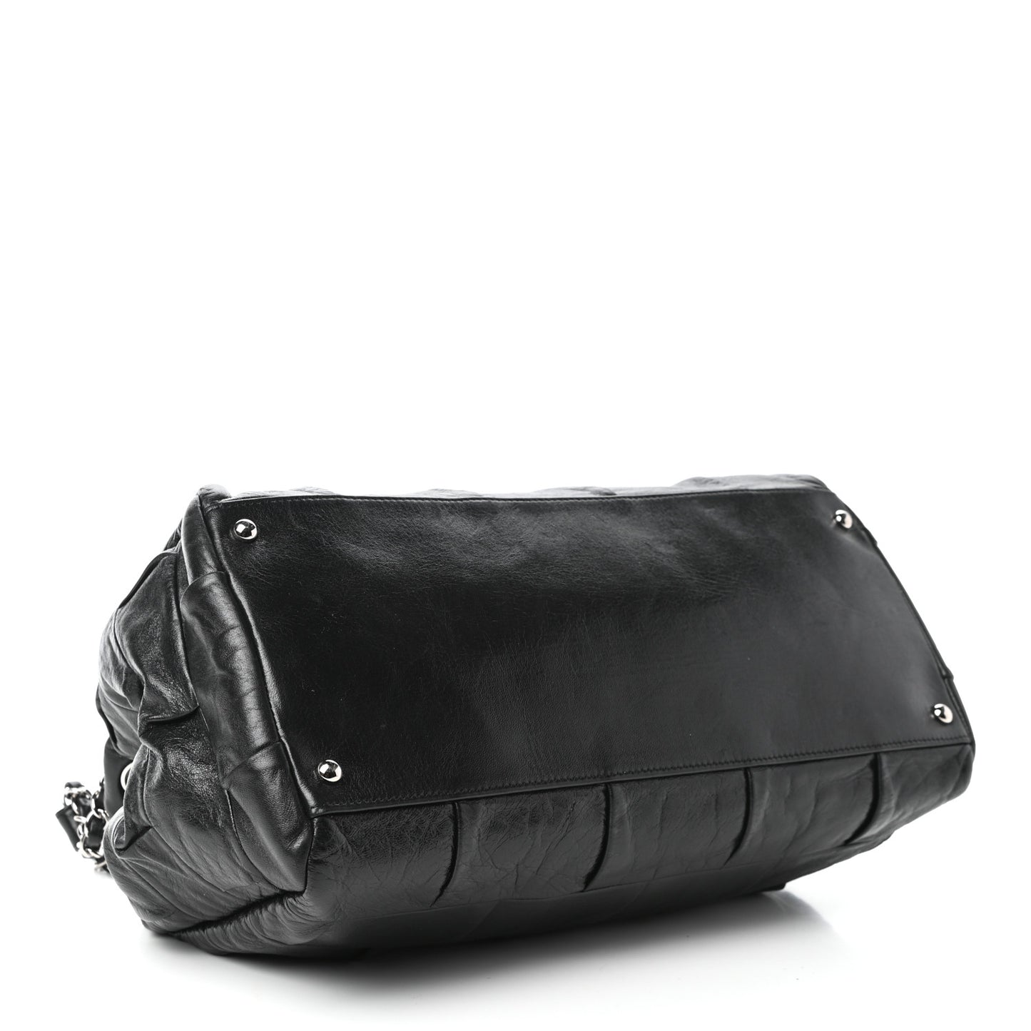 Lambskin Igloo Shoulder Bag Black