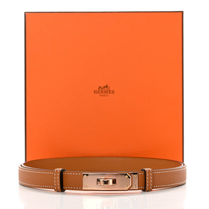 Hermes Epsom Kelly Belt Gold 4 of 4