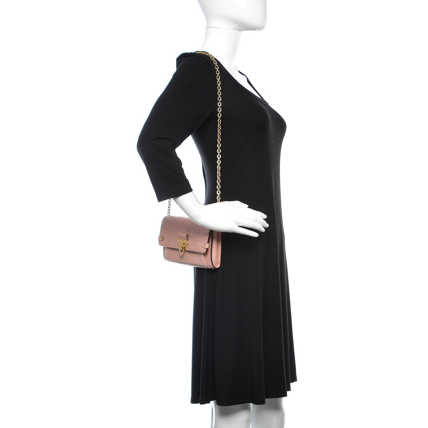 Empreinte Vavin Chain Wallet Rose Poudre