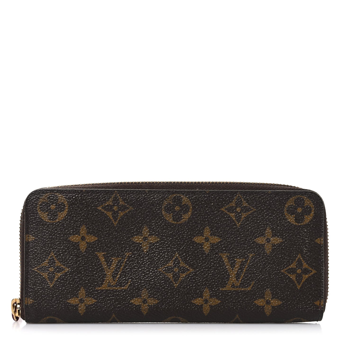 Monogram Clemence Wallet Fuchsia