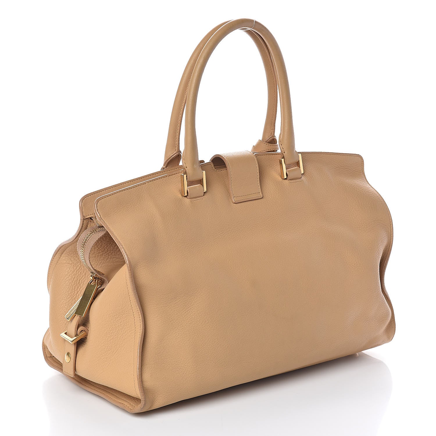 Saint Laurent Calfskin Medium Classic Y Cabas Light Beige 3 of 9