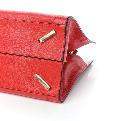 Loewe Goatskin Barcelona Top Handle Tote Red 9 of 9