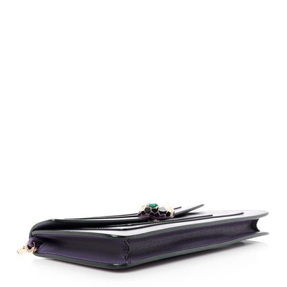 Bulgari Calfskin Serpenti Forever Shoulder Bag Purple 5 of 13