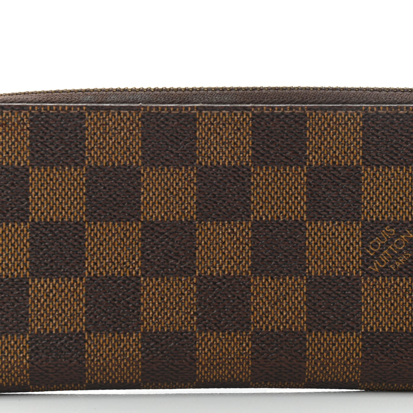 Damier Ebene Clemence Wallet Cherry