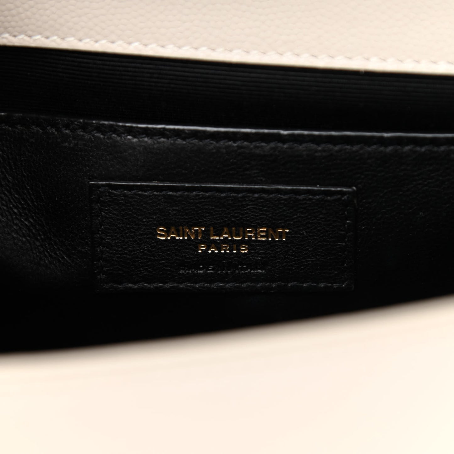 Grain De Poudre Small Classic Monogram Kate Tassel Satchel Crema Soft