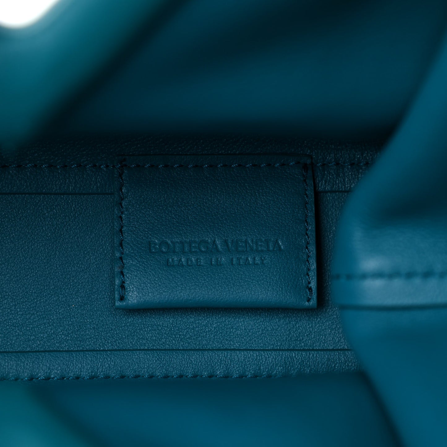 Calfskin Small The Point Triangle Bag Mallard