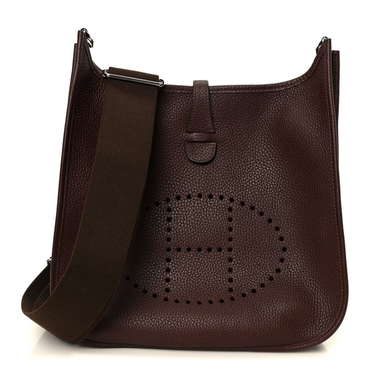 Hermes Taurillon Clemence Evelyne III PM Bordeaux 1 of 11