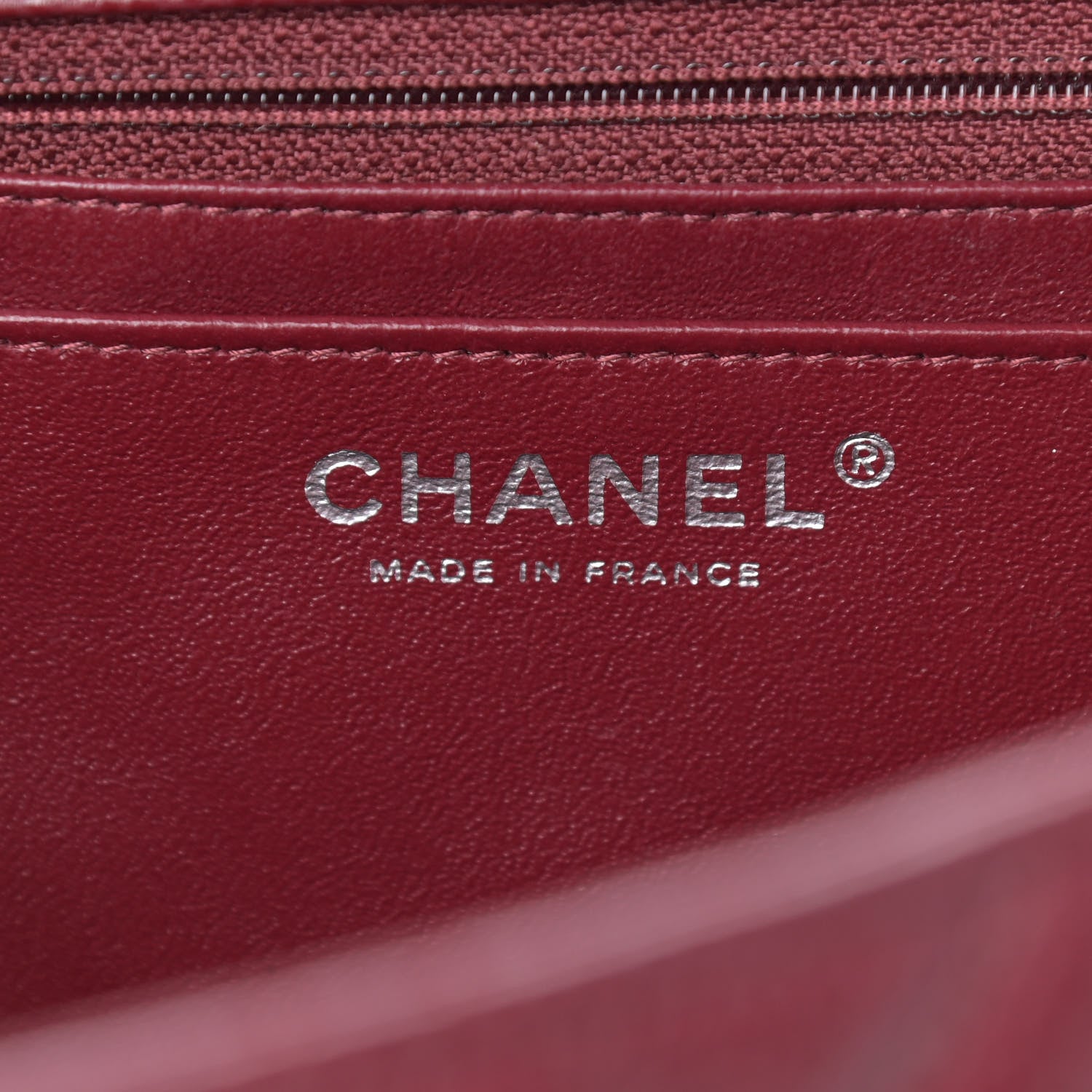 Chanel Caviar Quilted Maxi Single Flap Dark Red 5 of 11