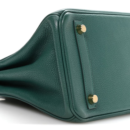 Hermes Togo Birkin 25 Malachite 9 of 10