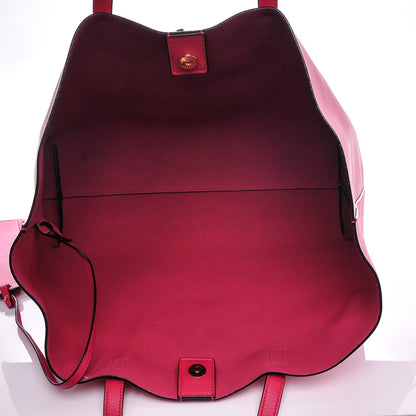 Saint Laurent Calfskin Large Shopping Tote Fuchsia 6 of 7