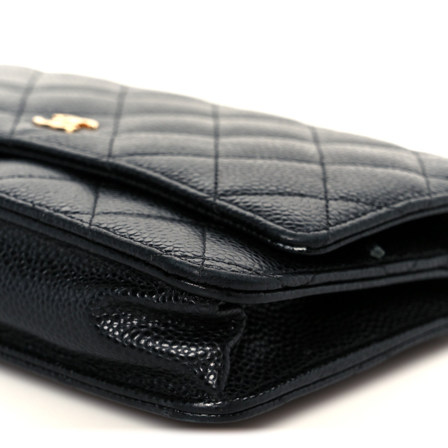 Chanel Caviar Quilted Wallet On Chain WOC Black 11 of 12