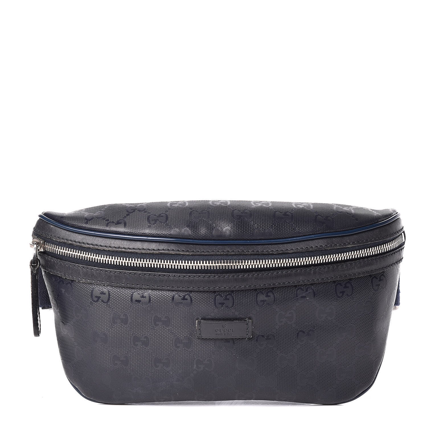 Gucci Imprime Monogram Belt Bag Navy 1 of 19