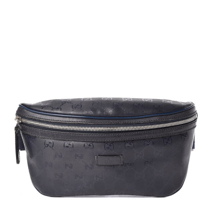 Gucci Imprime Monogram Belt Bag Navy 1 of 19