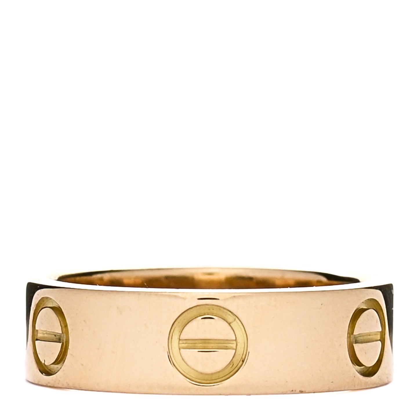 18K Yellow Gold 5.5mm LOVE Ring 53 6.25