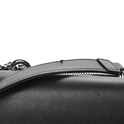 Gucci Moon Calfskin Medium Interlocking G Shoulder Bag Black 8 of 12