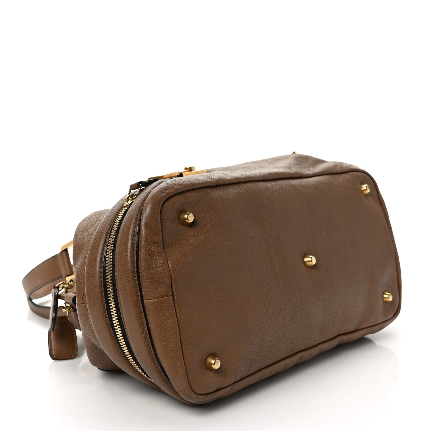 Chloe Calfskin Cary Zipped Shoulder Bag Taupe 4 of 11