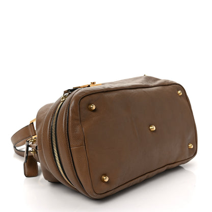 Chloe Calfskin Cary Zipped Shoulder Bag Taupe 4 of 11