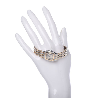 Cartier Stainless Steel 18K Yellow Gold 22mm Panthere Quartz Watch 2 of 8