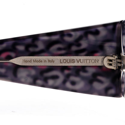 Louis Vuitton Leopard Marquise Sunglasses Grey 4 of 5
