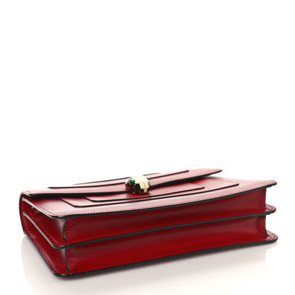 Bulgari Calfskin Serpenti Forever Crossbody Bag Ruby Red 4 of 9