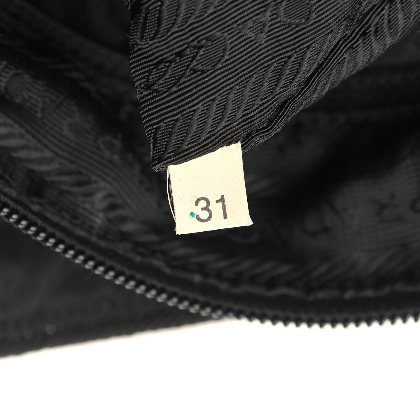 Tessuto Nylon Beaded Bag Black