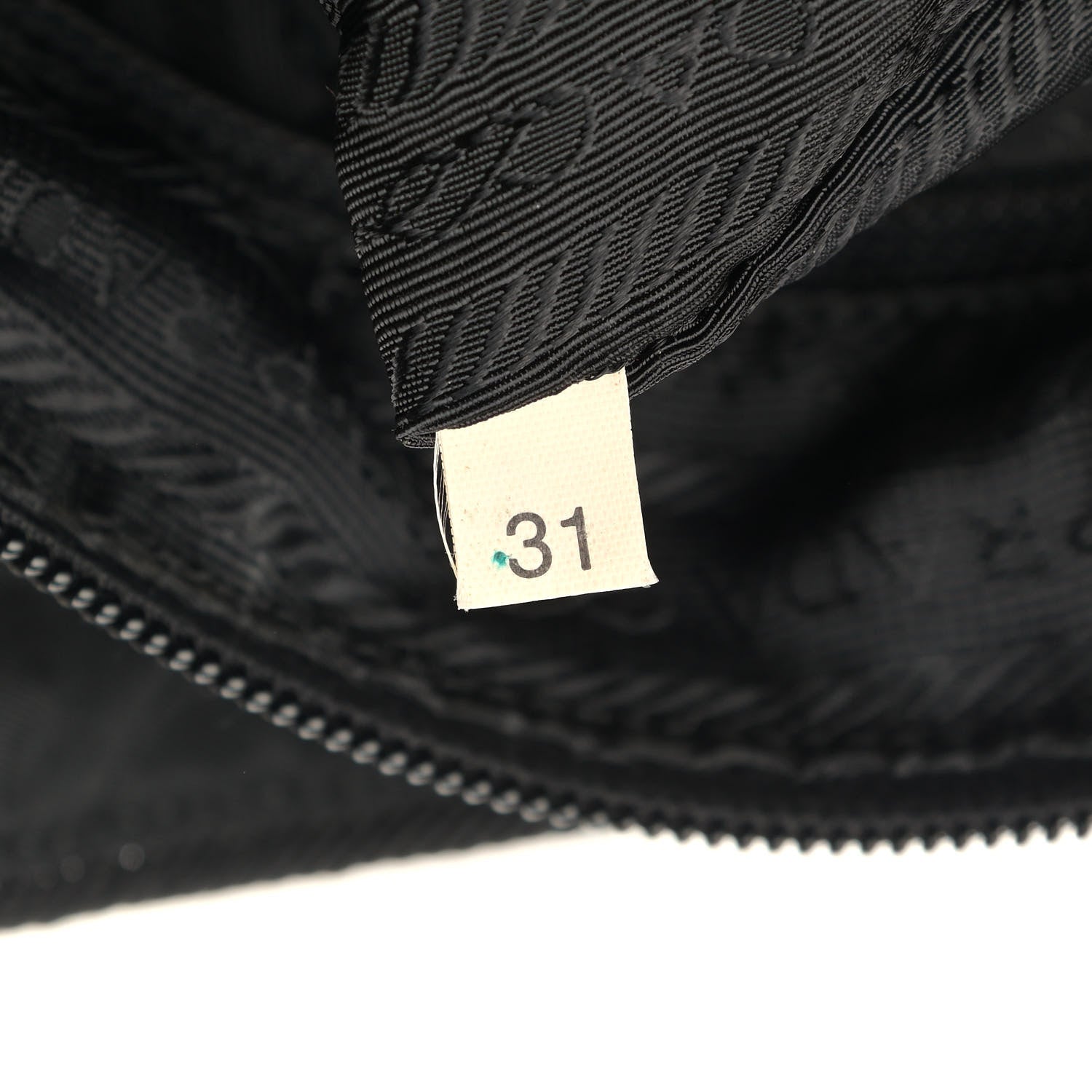 Prada Tessuto Nylon Beaded Bag Black 6 of 13