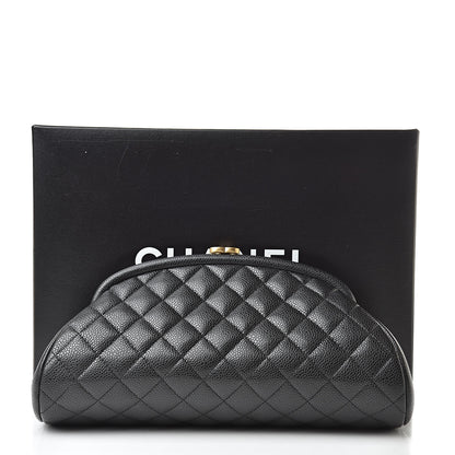 Chanel Caviar Quilted Timeless Clutch Black 8 of 8