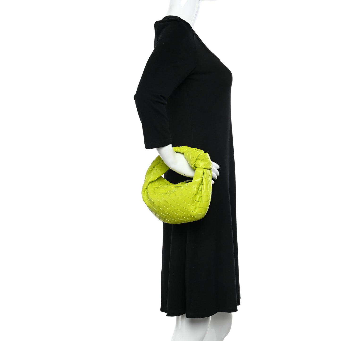 Nappa Intrecciato Mini Jodie Kiwi