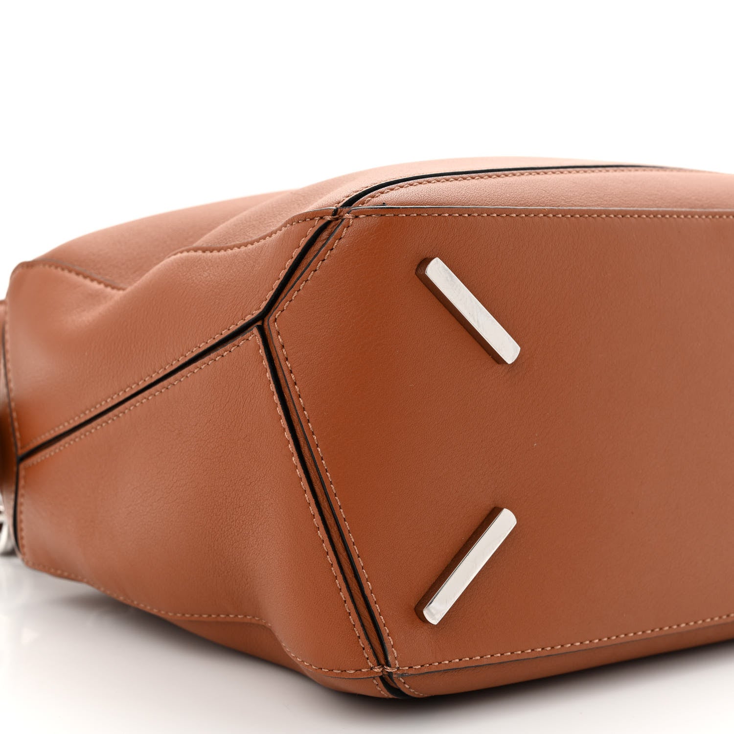 Loewe Calfskin Medium Puzzle Bag Tan 9 of 10