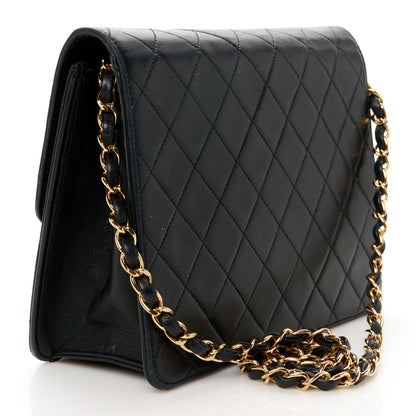 Chanel Lambskin Quilted Small Single Flap Black 3 of 12