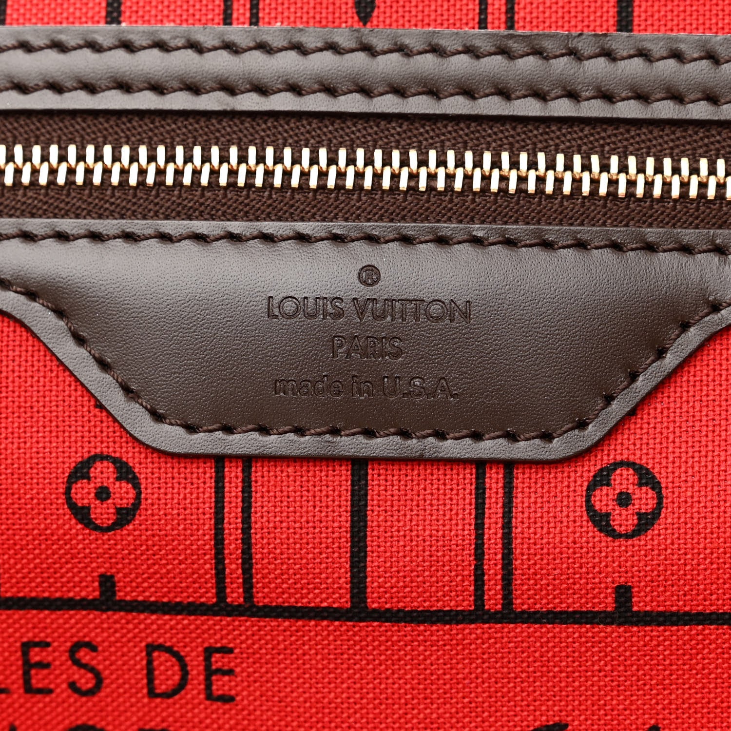 Louis Vuitton Damier Ebene Neverfull GM 6 of 10