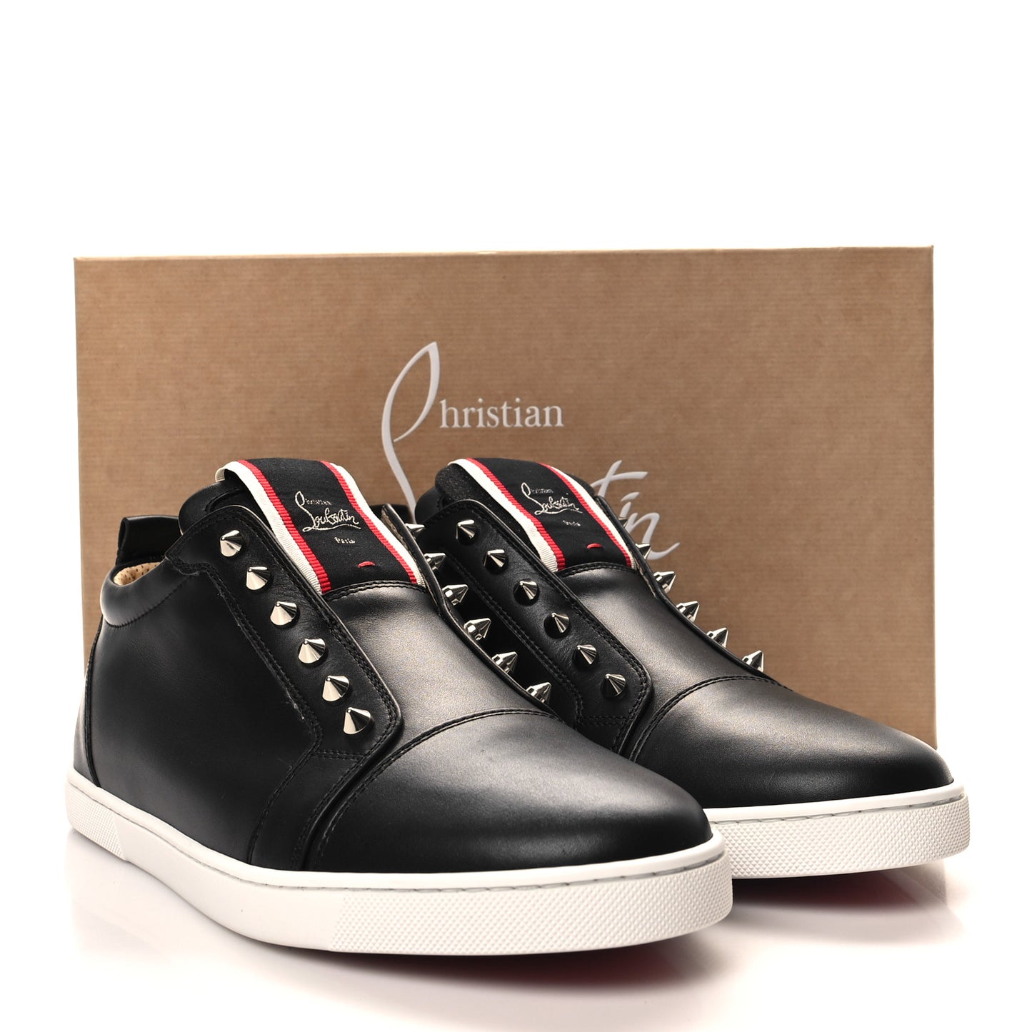 Calfskin Mens Fique A Vontade Flat Sneakers 43 Black