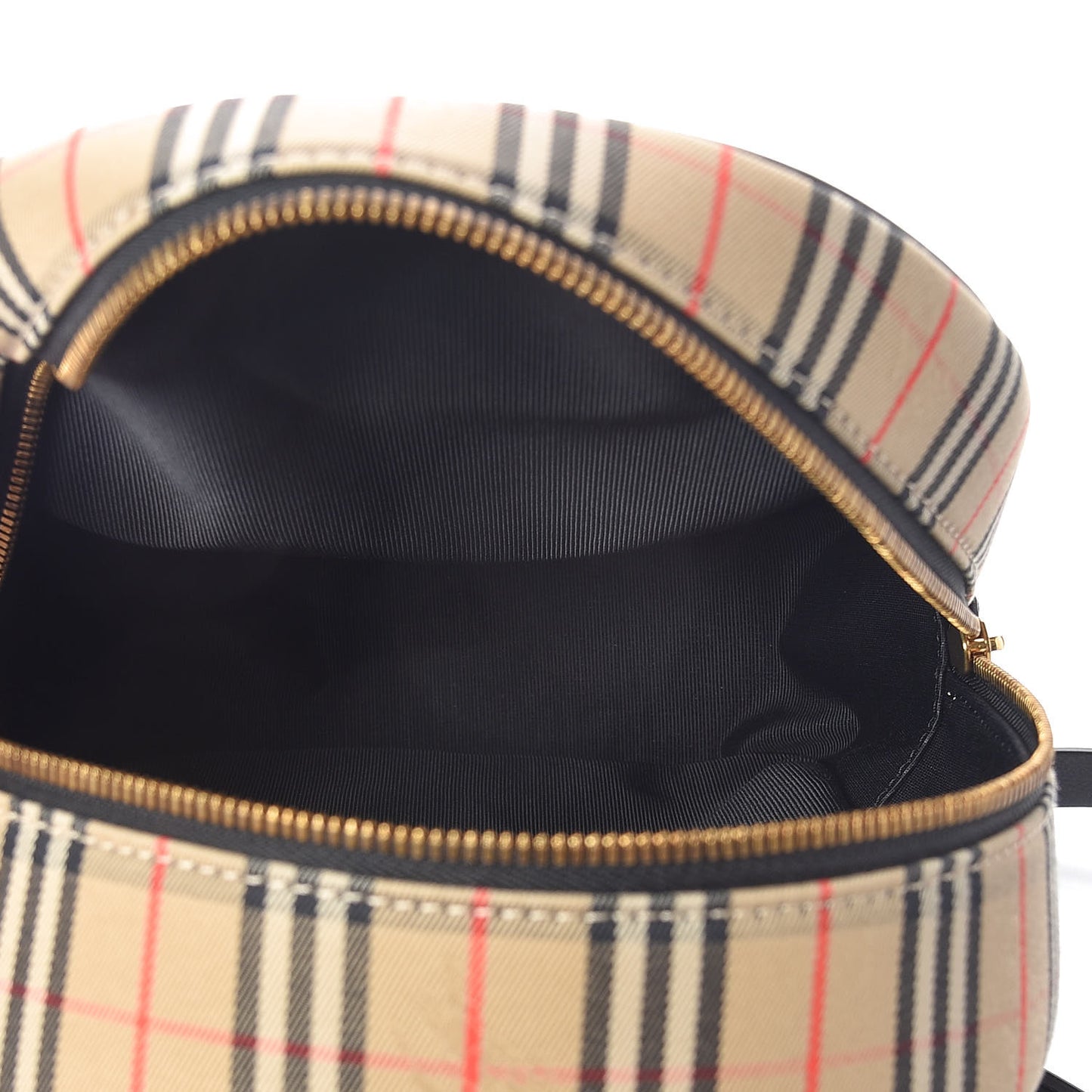 Smooth Calfskin 1983 Knight Check Link Backpack Black
