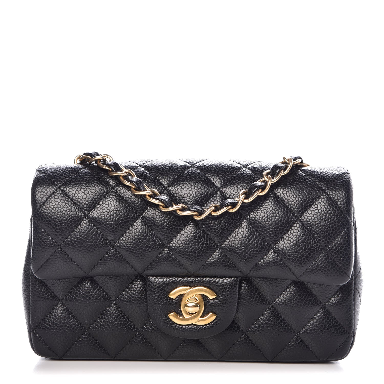 Chanel Caviar Quilted Mini Rectangular Flap Black 1 of 8