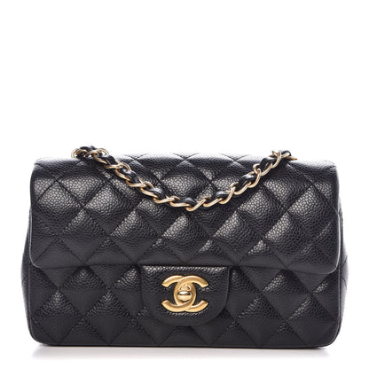 Chanel Caviar Quilted Mini Rectangular Flap Black 1 of 8