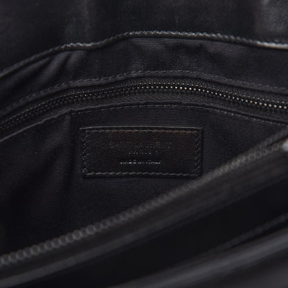 Saint Laurent Calfskin Y Quilted Monogram Medium Loulou Chain Satchel Black 8 of 10