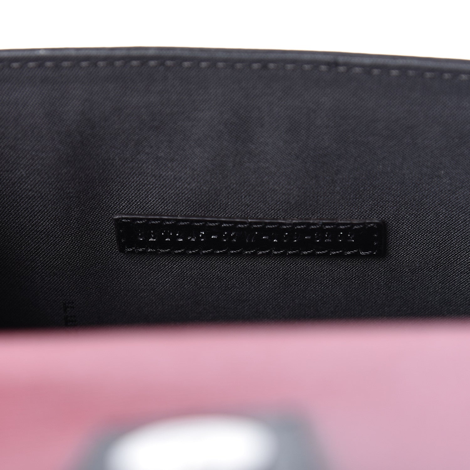 Fendi Vitello Elite Monster Mini Demi Jour Shoulder Bag Ribes Grigio Polvere Carbone 8 of 12