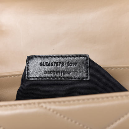 Saint Laurent Calfskin Y Quilted Monogram Toy Loulou Crossbody Bag Latte 9 of 11