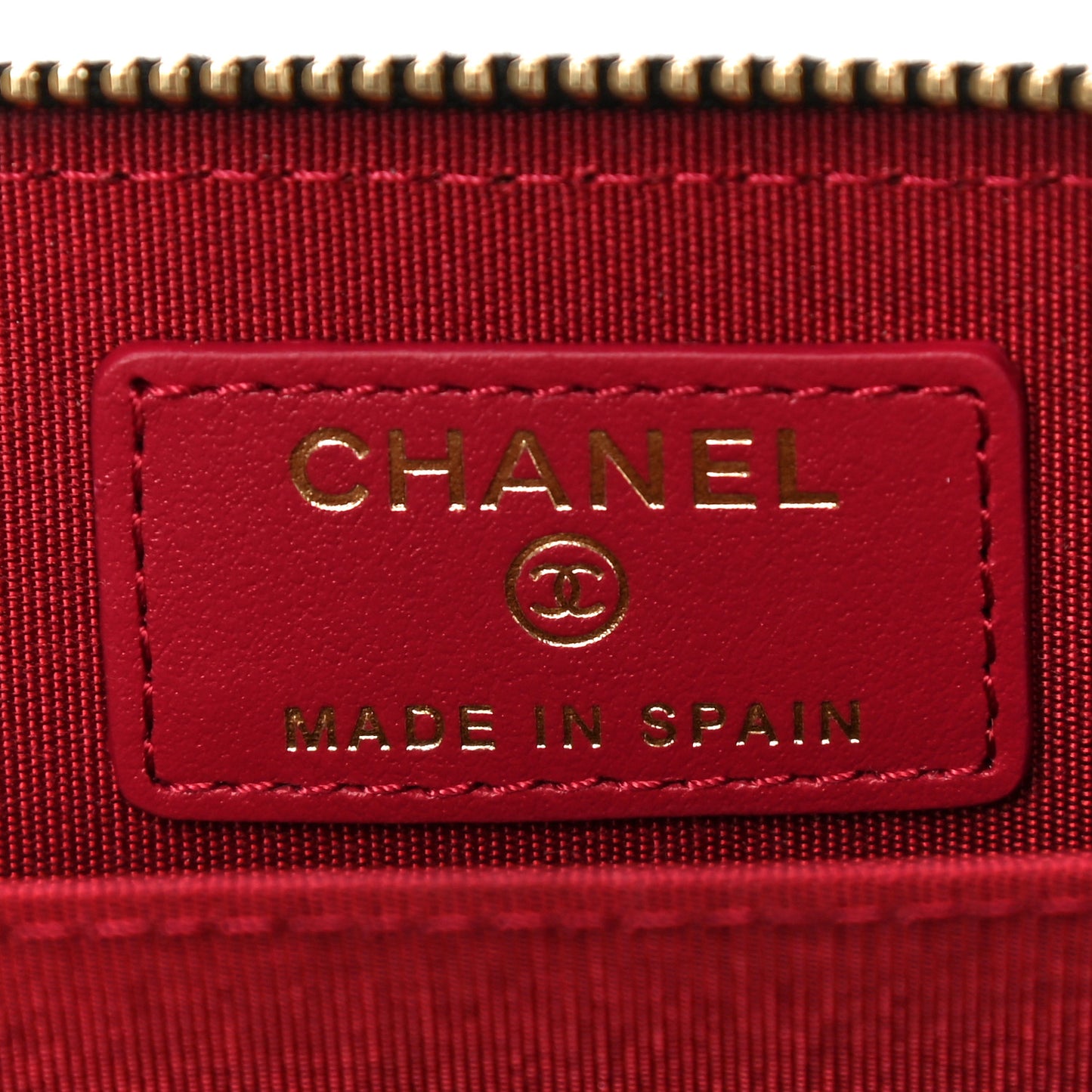 Lambskin Quilted Chanel 19 Zip Around Coin Purse Wallet Black