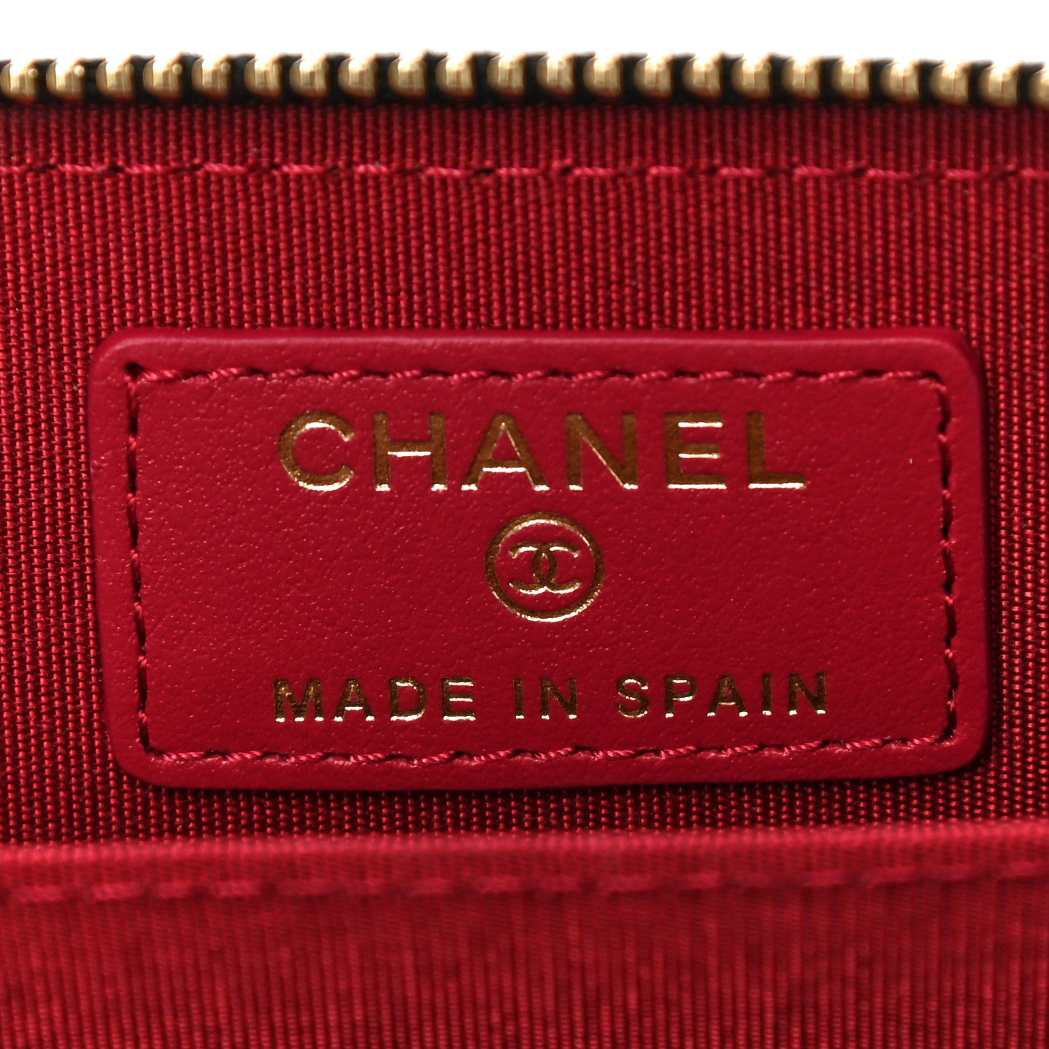 Chanel Lambskin Quilted Chanel 19 Zip Around Coin Purse Wallet Black 6 of 11
