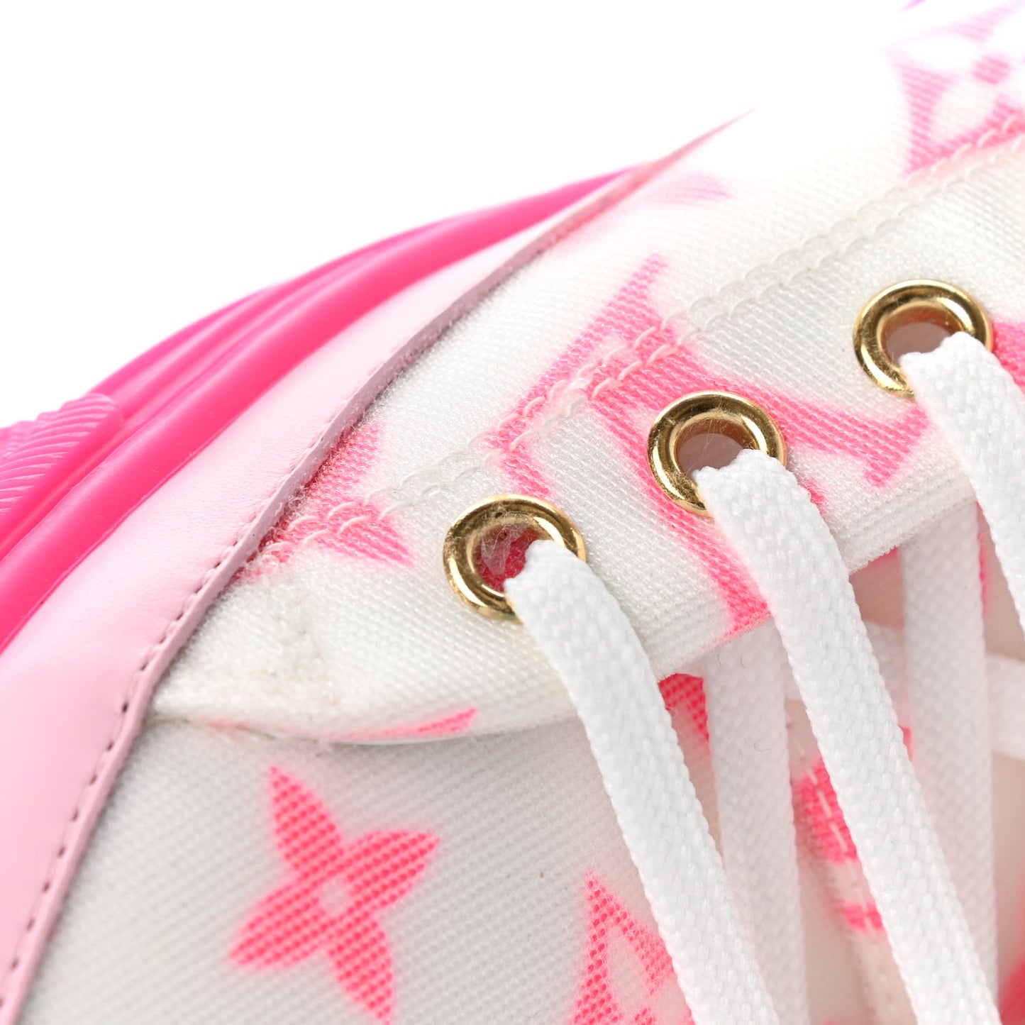 Technical Fabric Monogram Stellar Sneakers 38 Rose Pop